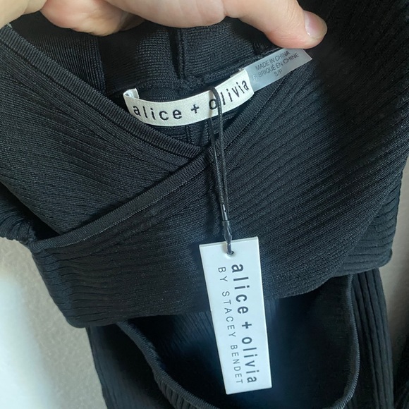 Alice + Olivia Lidia Twist Front Cut Out Dress - Picture 10 of 15